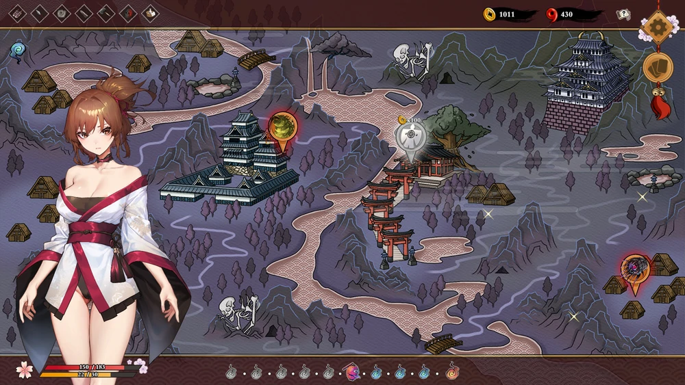 安卓+电脑【神作卡牌SLG全动态全CV】半妖忍少女 官中步兵 joi模拟器玩-大壮社区