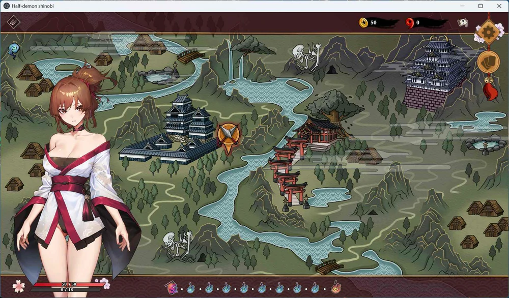 图片[5]-安卓+电脑【神作卡牌SLG全动态全CV】半妖忍少女 官中步兵 joi模拟器玩-大壮社区