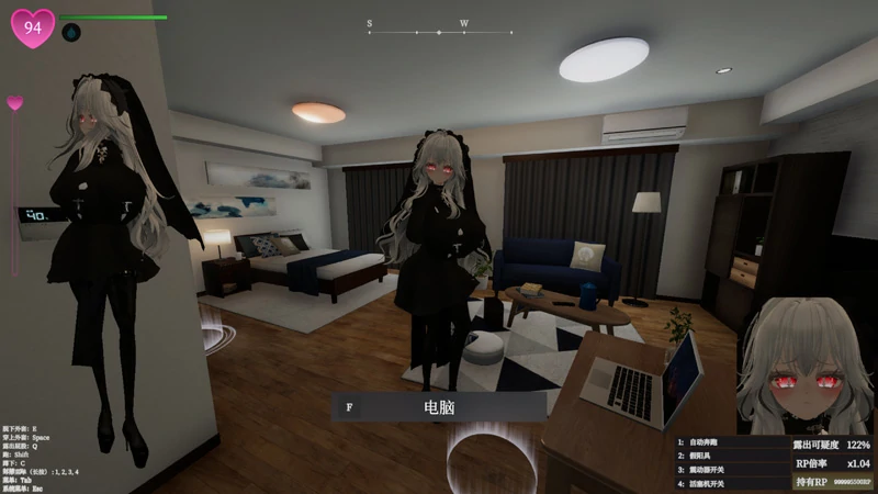 电脑版【神作3D动态】塞雷卡2v1.11-为了不被发现穿着果大衣的塞雷卡 官中 步-大壮社区