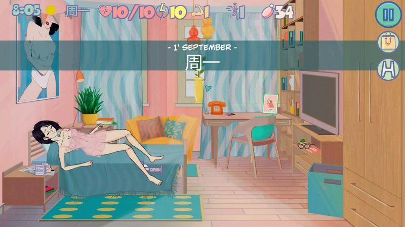 图片[2]-安卓+电脑【SLG动态】疯狂新生活~Insoxsity 正式完结版 步-大壮社区